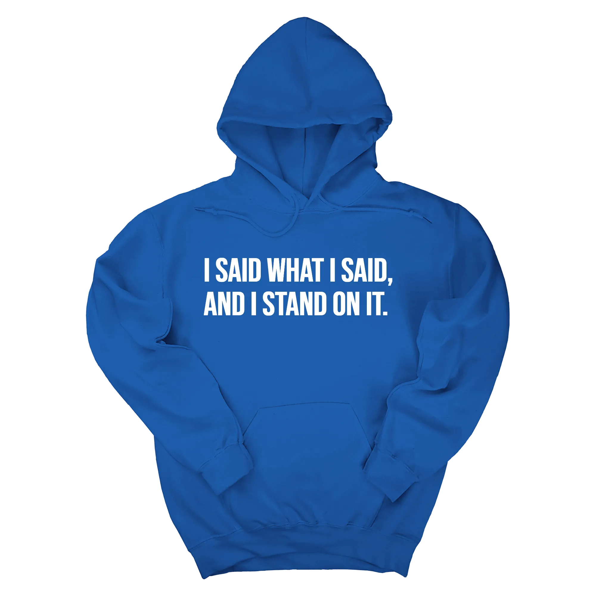 I Said What I Said and I Stand on It Unisex Hoodie