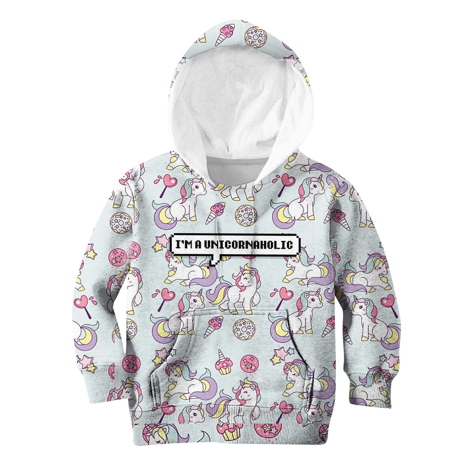 I'm An Unicornalohic Custom Cosplay Kid Hoodie