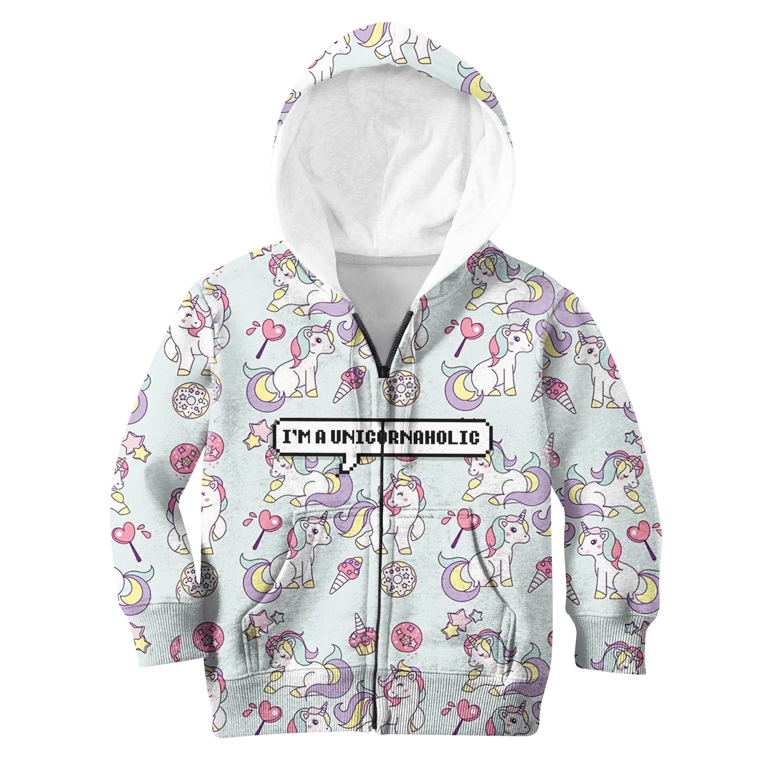 I'm An Unicornalohic Custom Cosplay Kid Hoodie