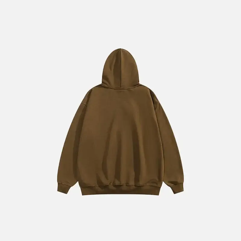 Inseparable Butterfly Graphic Hoodie in Y2K Streetwear Style