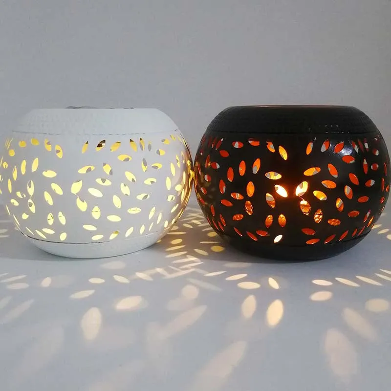 Iron Art Hollow Out Solar Light Garden Patio Decoration