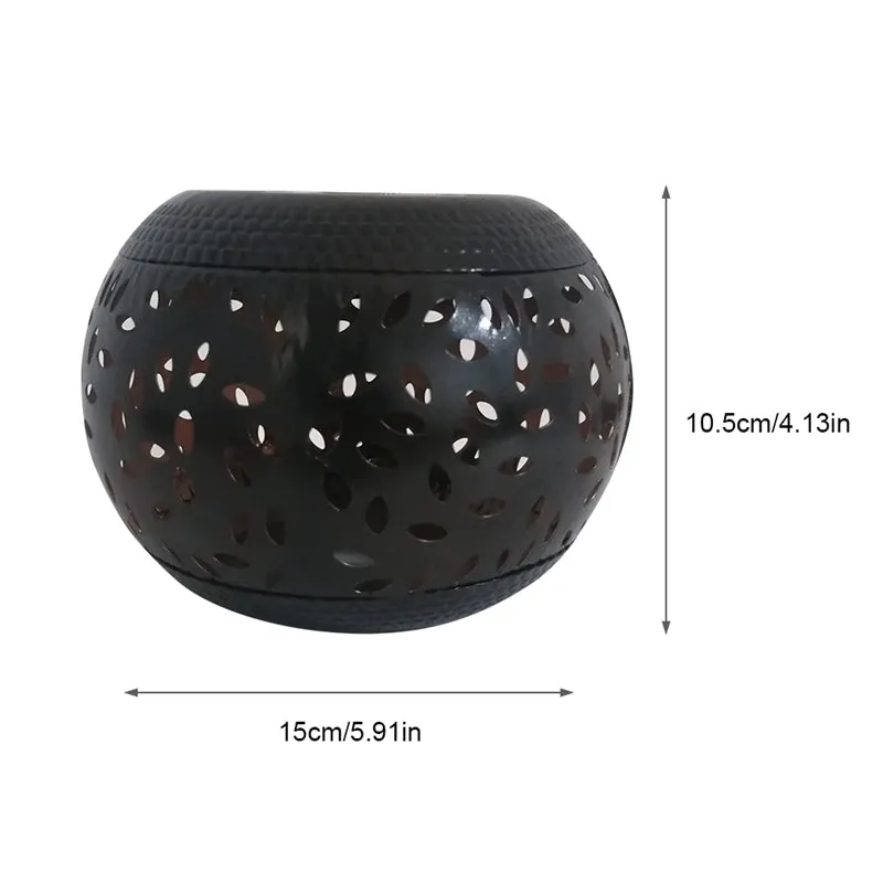 Iron Art Hollow Out Solar Light Garden Patio Decoration