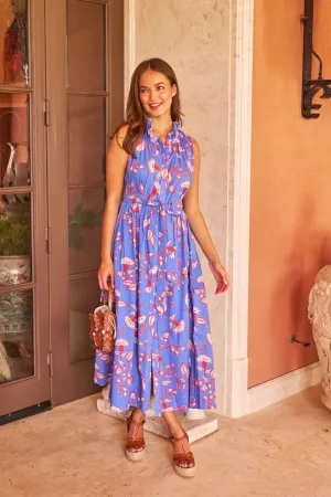 Ivy Dress in Blue Blooms