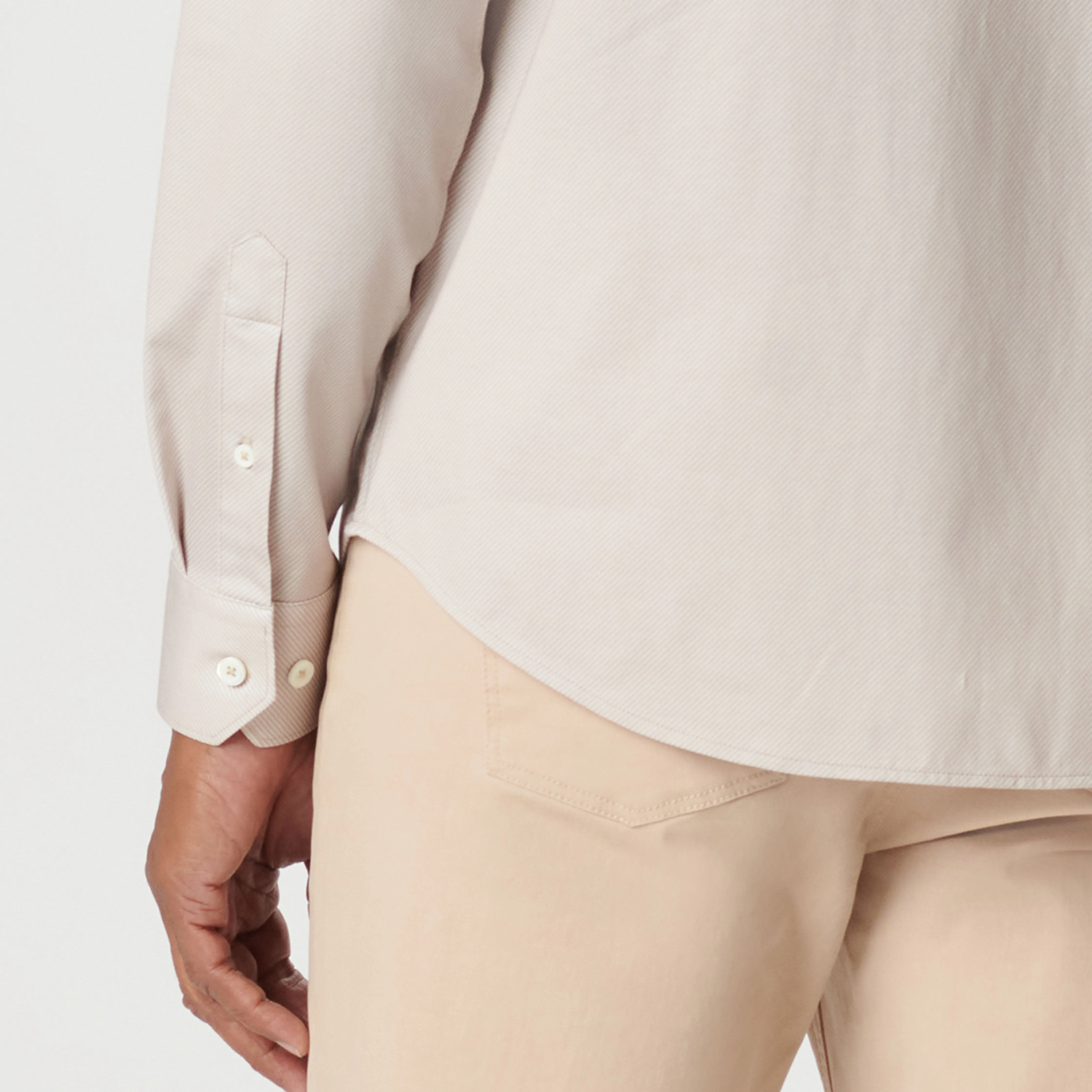 James Diagonal Pin Stripe OoohCotton Shirt