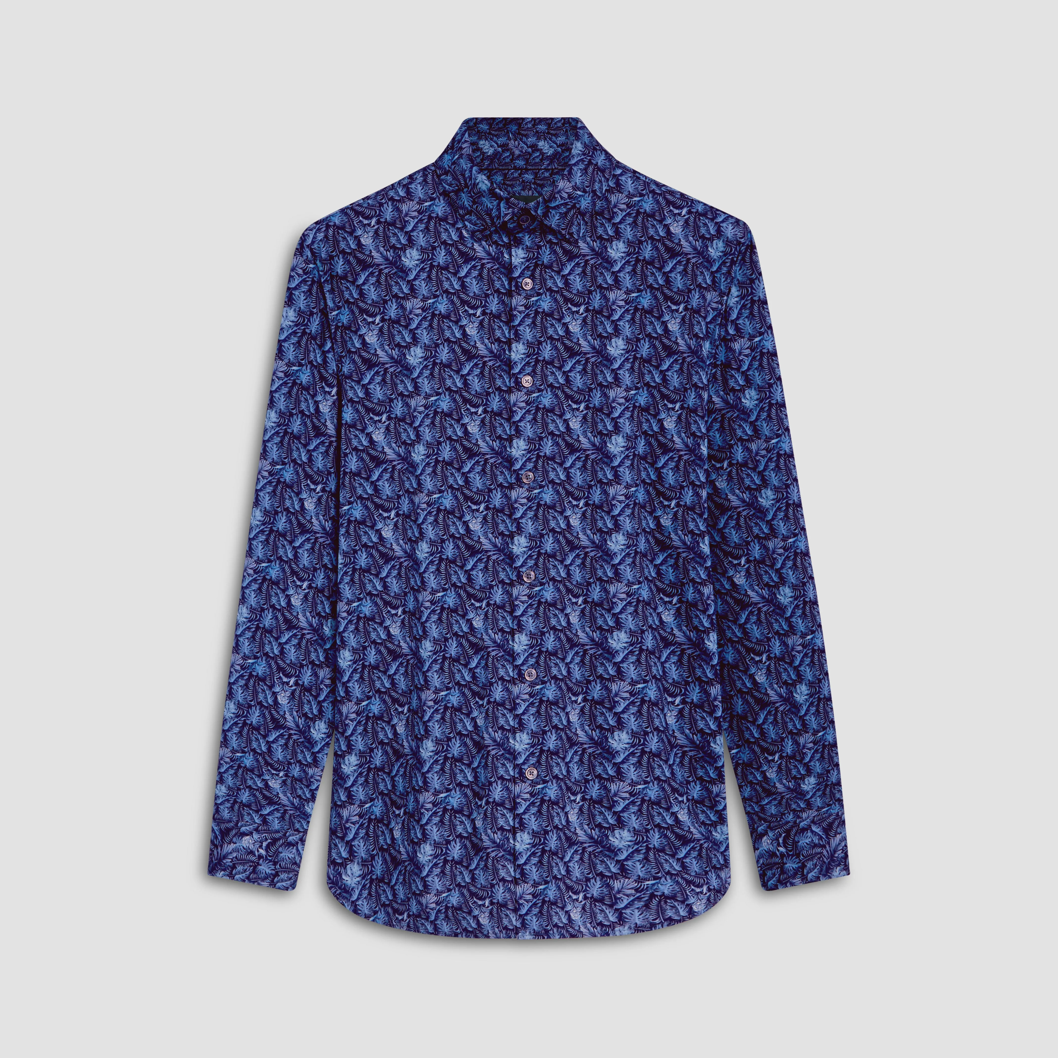 James Leaf Print OoohCotton Shirt