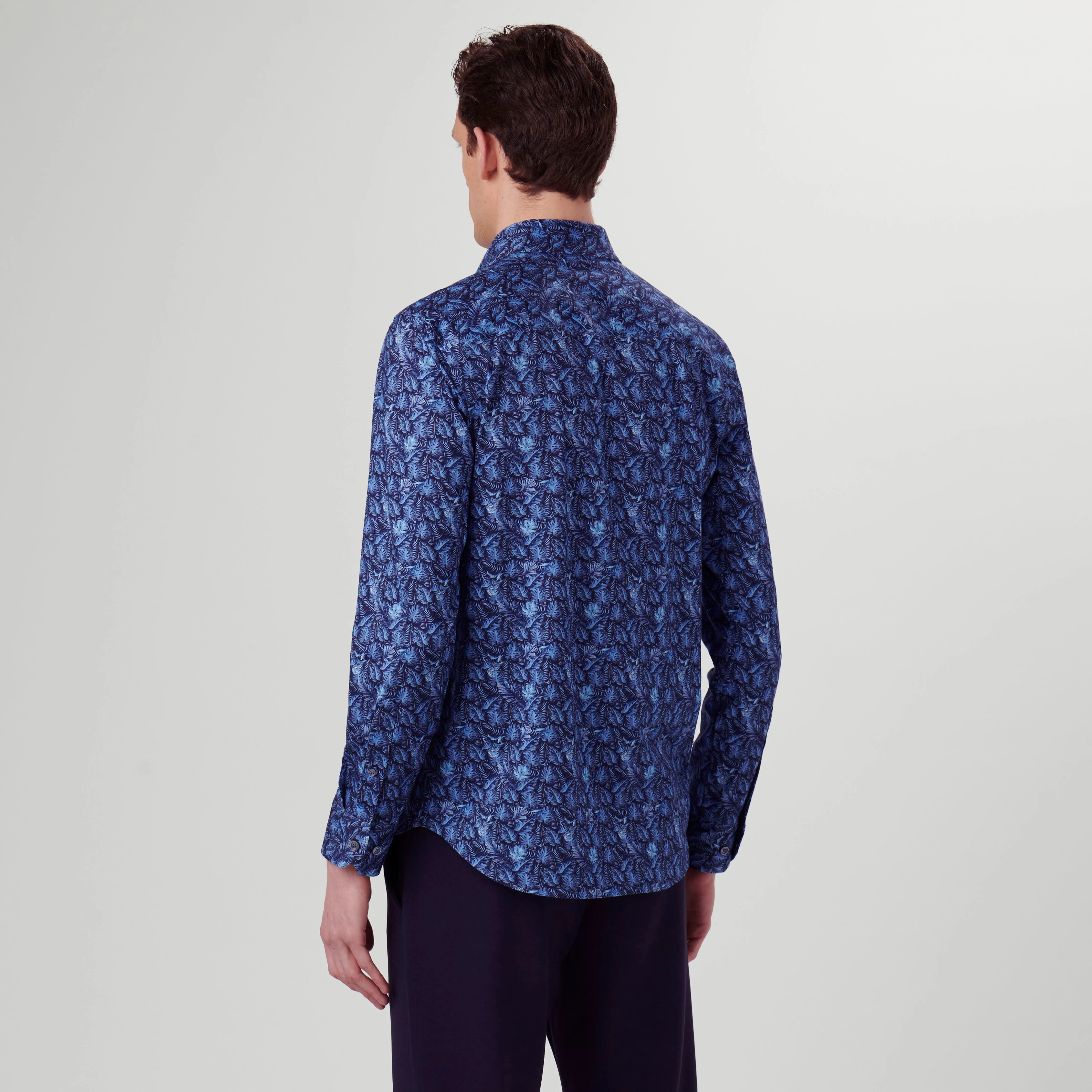 James Leaf Print OoohCotton Shirt