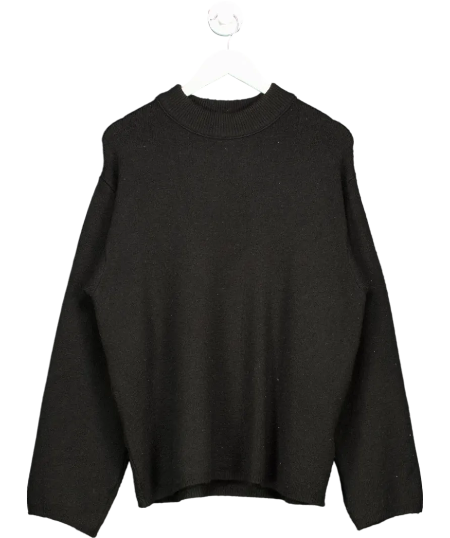 Josefine HJ x NA-KD Black Knitted Sweater UK M