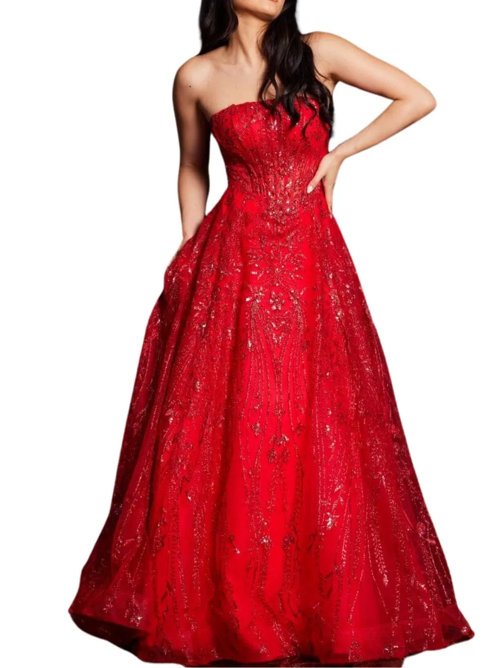 Jovani Red Prom Dress
