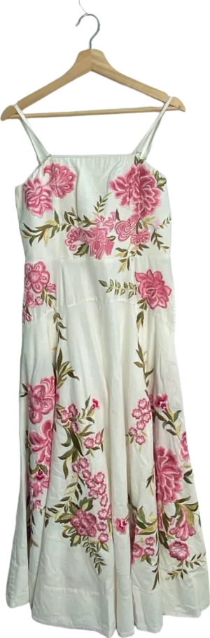 karen millen x lydia millen floral embroidered maxi dress UK 12