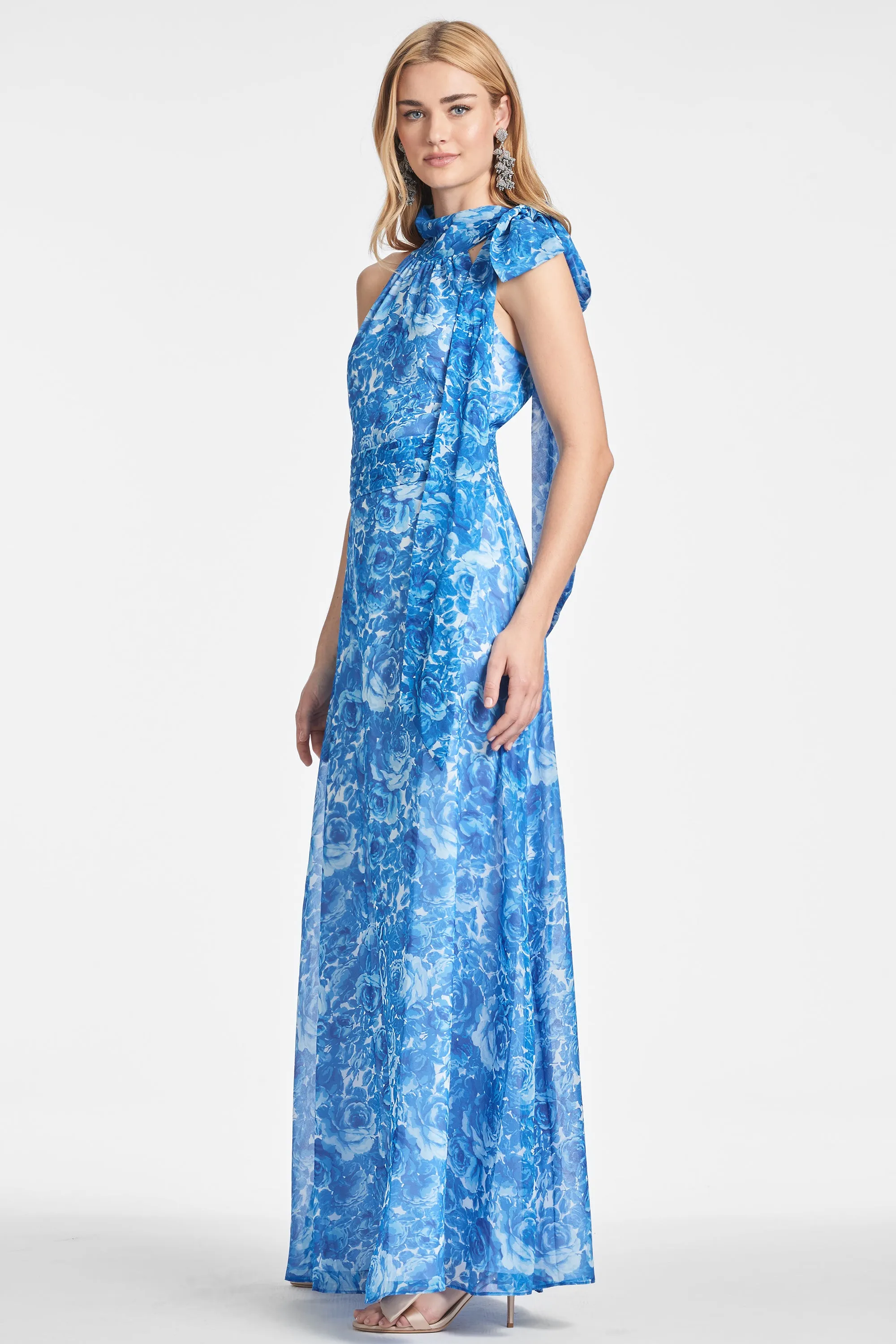 Kayla Gown - Mediterranean Blooms - Final Sale