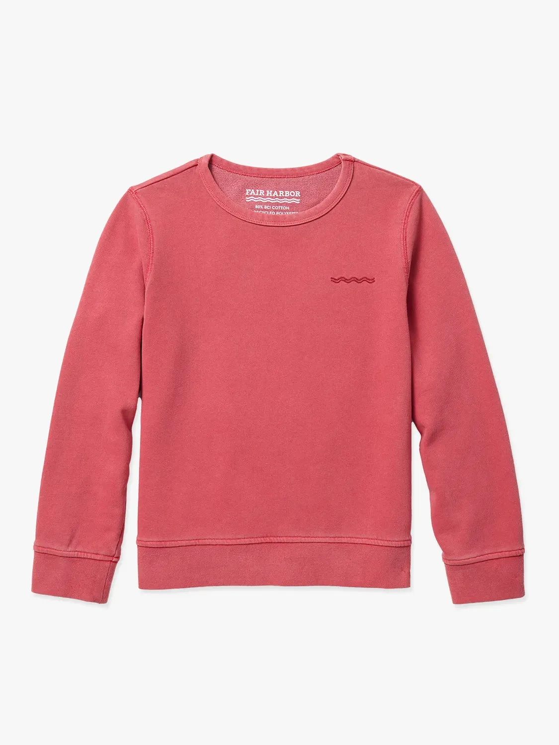 Kids Saltaire Crewneck | Nautical Red