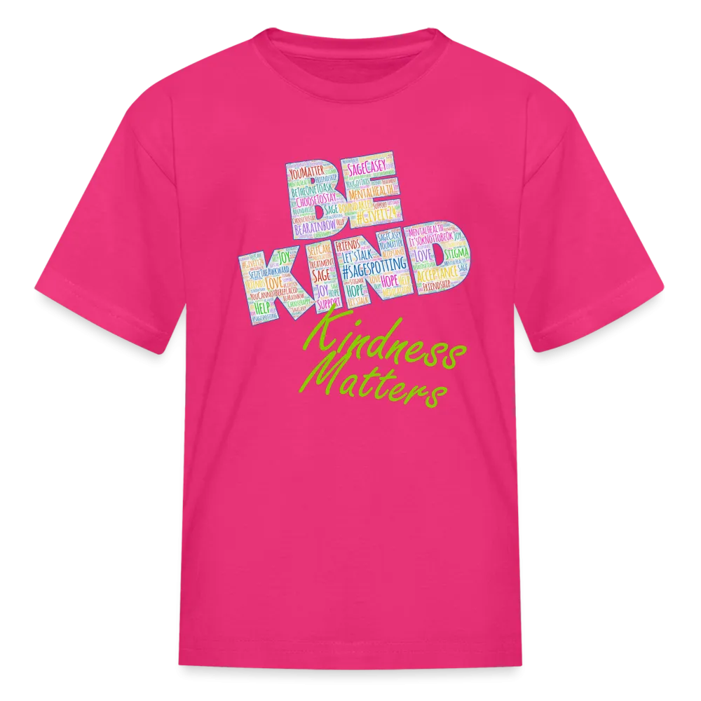 Kids' T-Shirt - Be Kind WordCloud