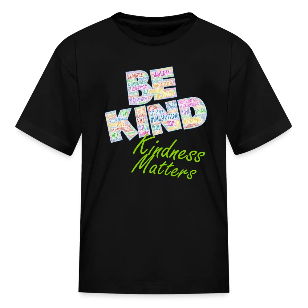 Kids' T-Shirt - Be Kind WordCloud