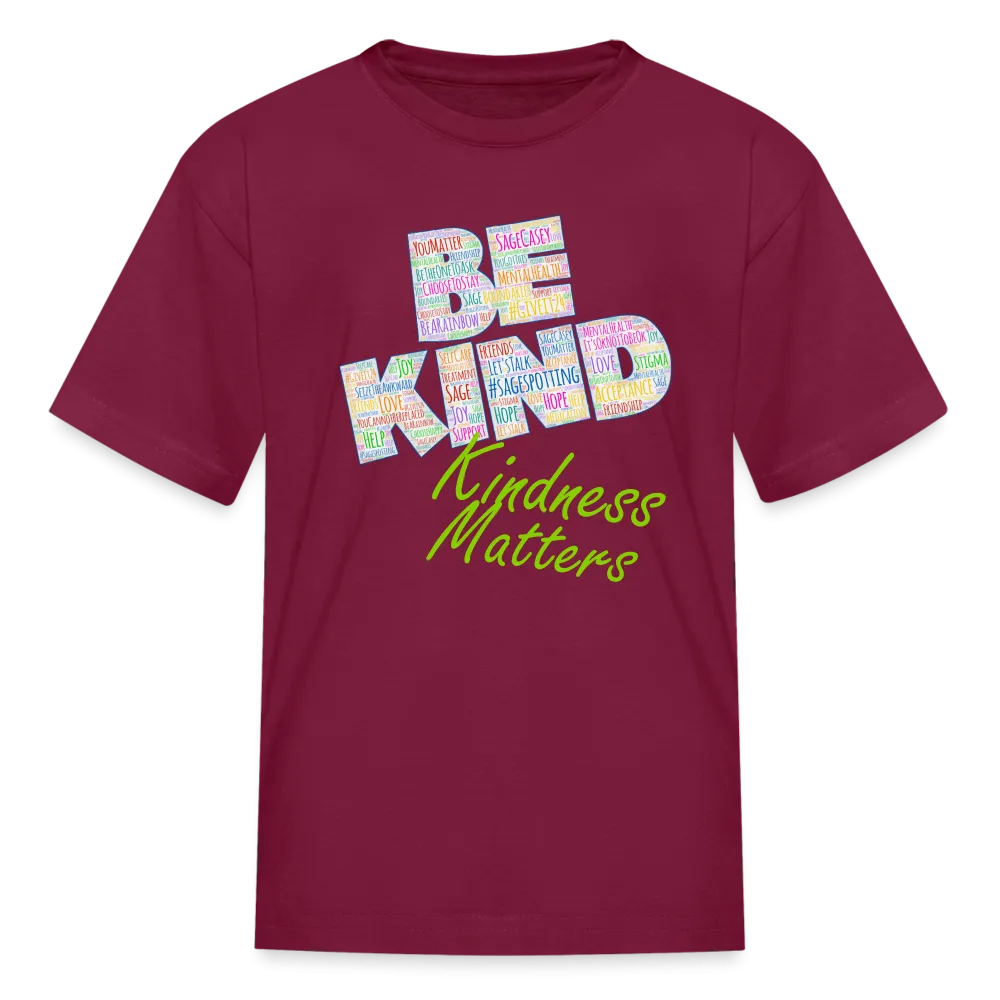 Kids' T-Shirt - Be Kind WordCloud