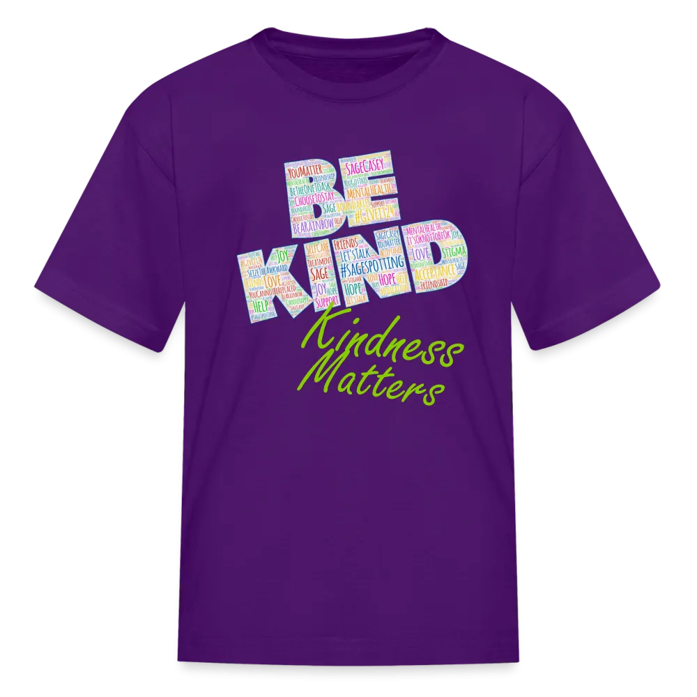 Kids' T-Shirt - Be Kind WordCloud