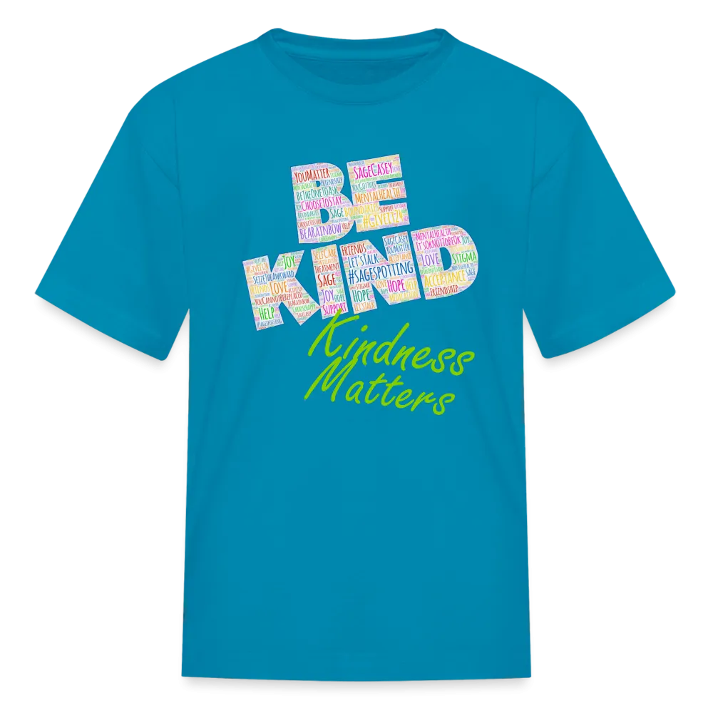 Kids' T-Shirt - Be Kind WordCloud