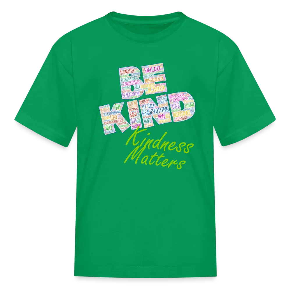 Kids' T-Shirt - Be Kind WordCloud