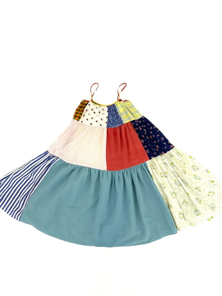 La Réunion Patchwork Maxi Dress