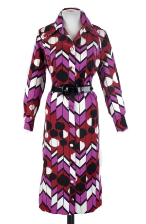 Lanvin Chevron Shritdress