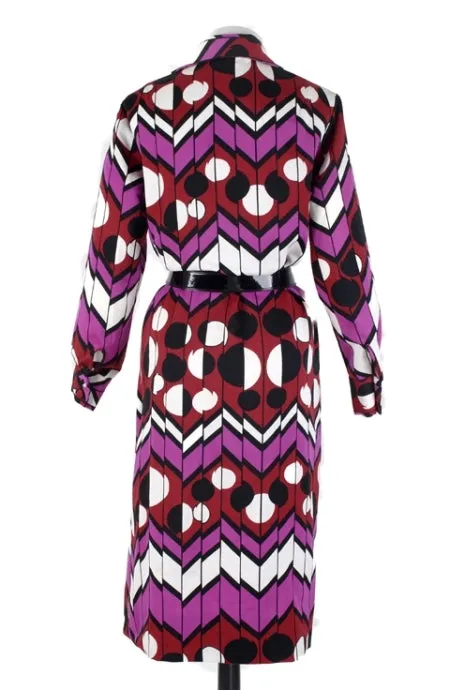 Lanvin Chevron Shritdress
