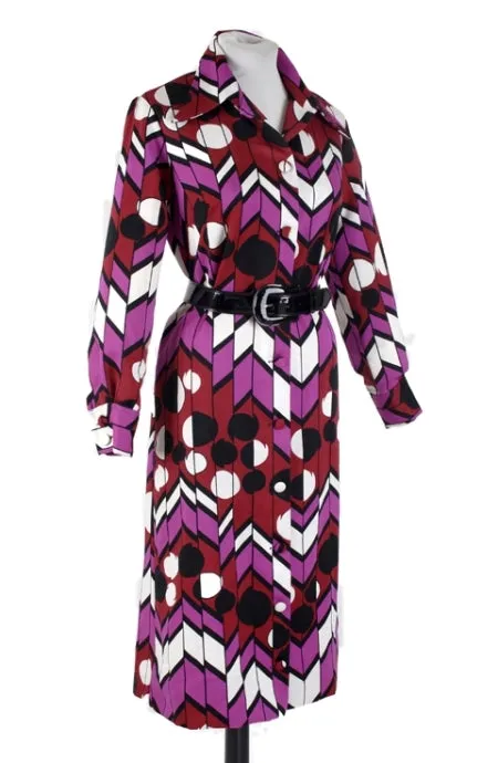 Lanvin Chevron Shritdress