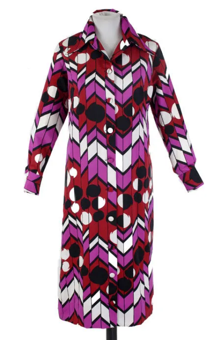 Lanvin Chevron Shritdress
