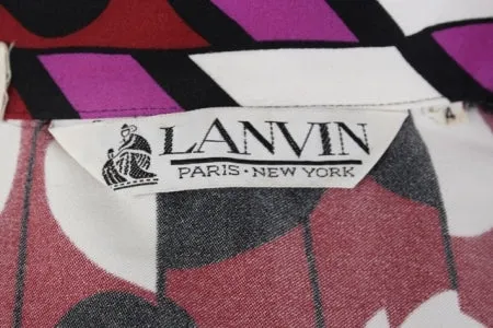 Lanvin Chevron Shritdress