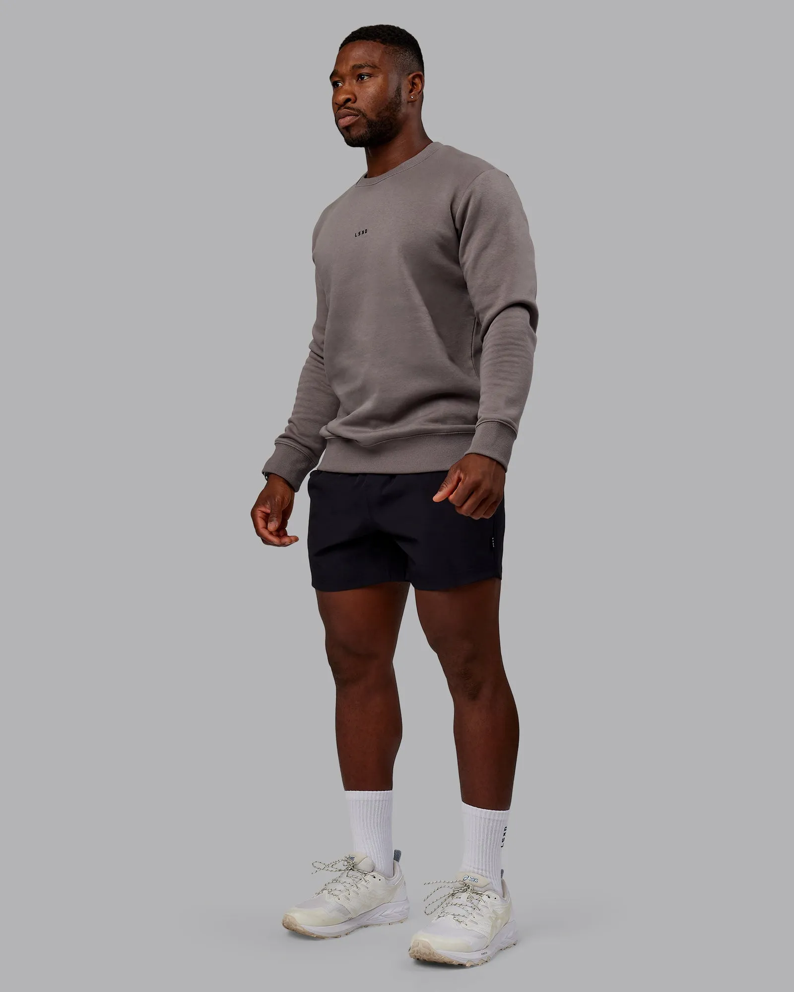 Leg It Sweater - Storm Front-Black
