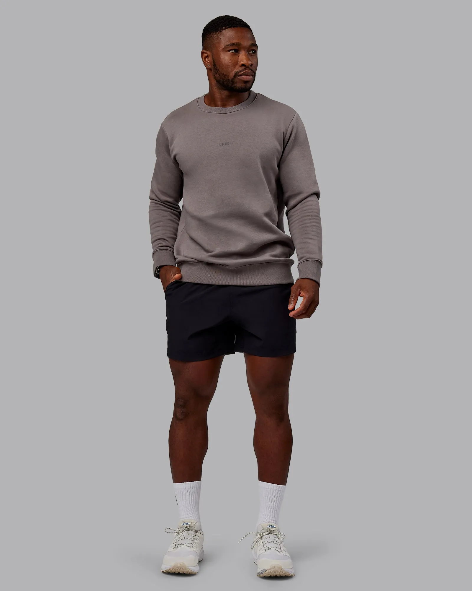 Leg It Sweater - Storm Front-Black