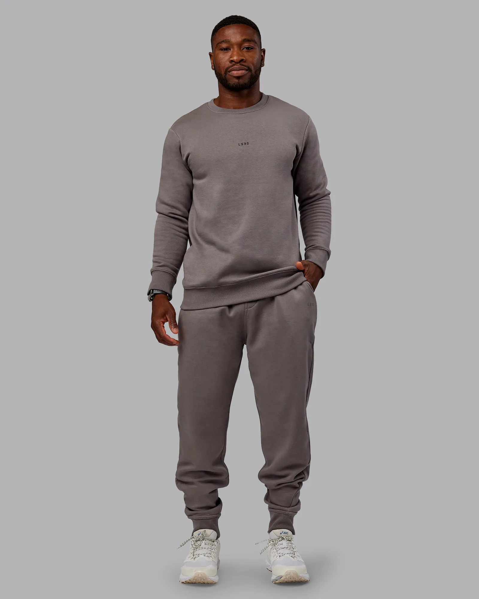 Leg It Sweater - Storm Front-Black