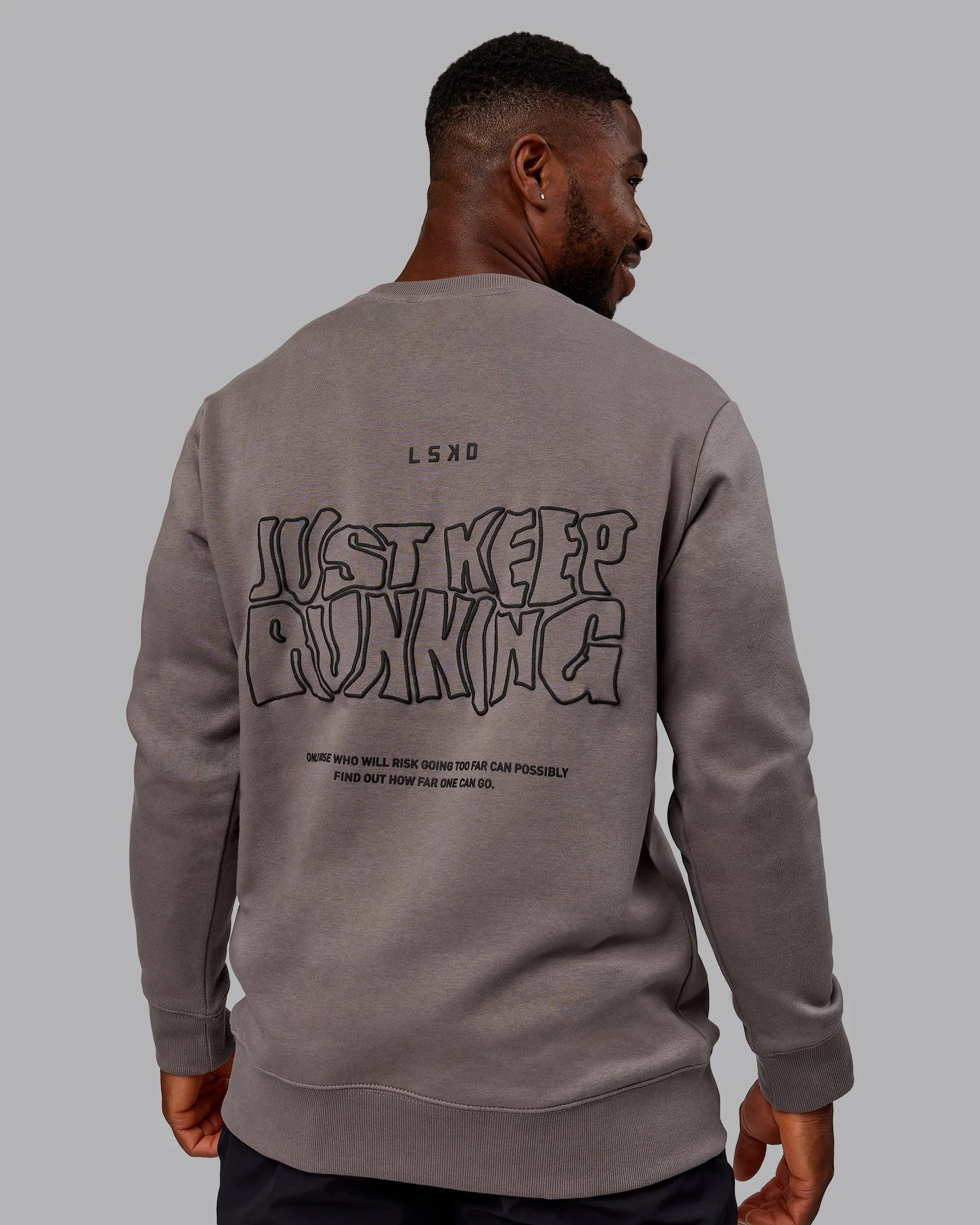 Leg It Sweater - Storm Front-Black