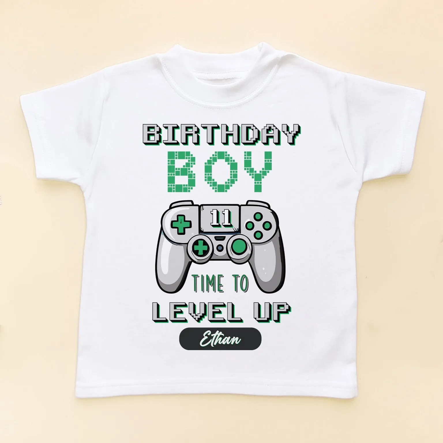 Level 11 Birthday Boy Gamer Personalised T Shirt