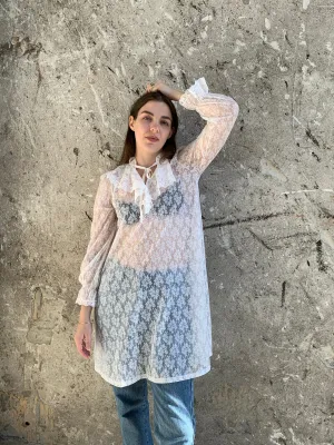 Lily of France lace mini dress