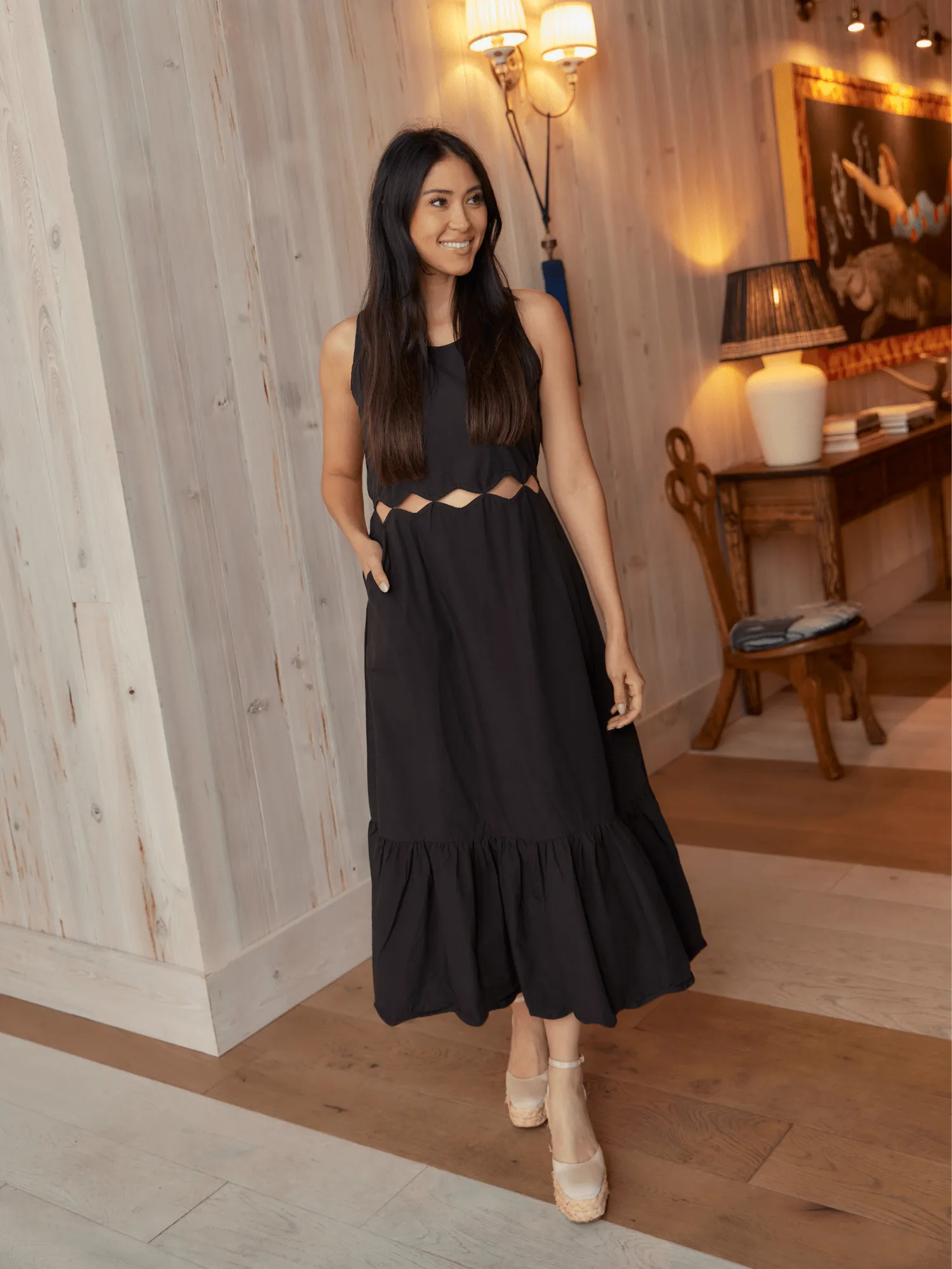 Lina Dress in Black by Beau & Ro