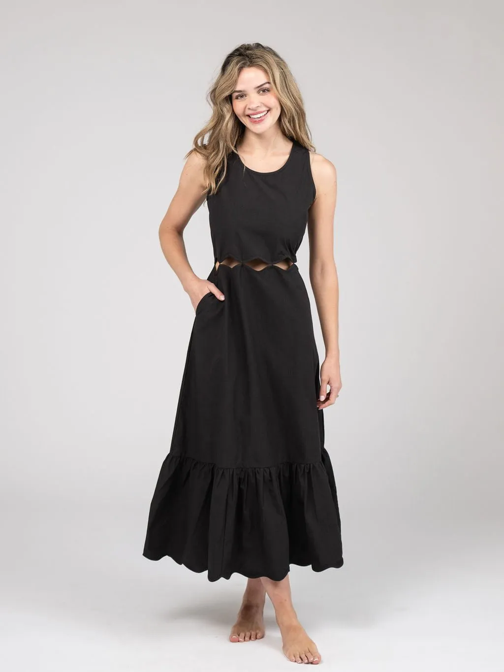 Lina Dress in Black by Beau & Ro