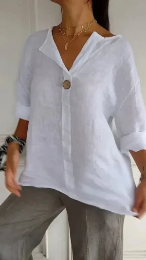 Linen Casual Blouse | Lightweight & Breathable