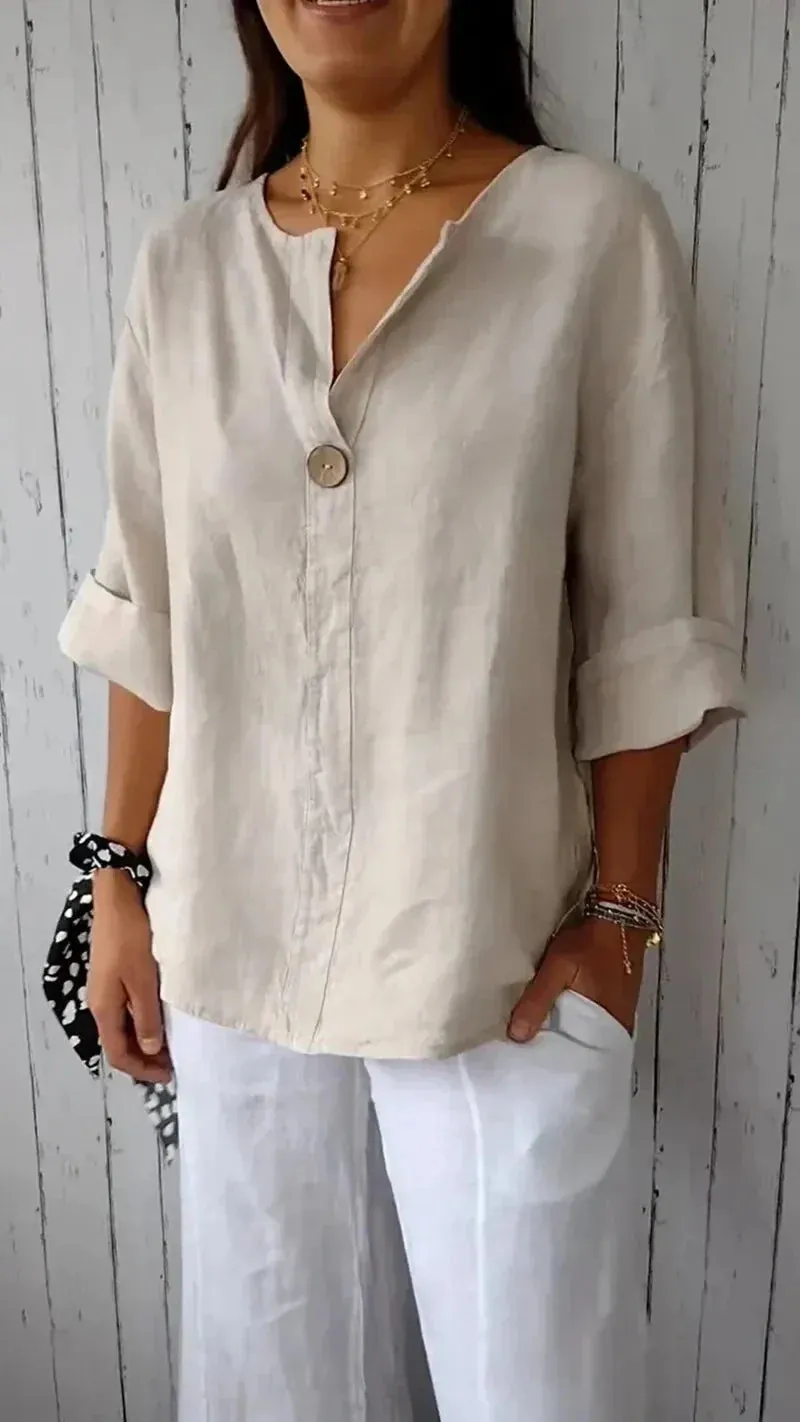 Linen Casual Blouse | Lightweight & Breathable
