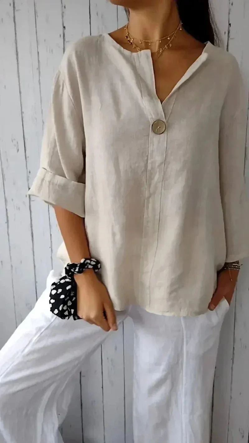 Linen Casual Blouse | Lightweight & Breathable