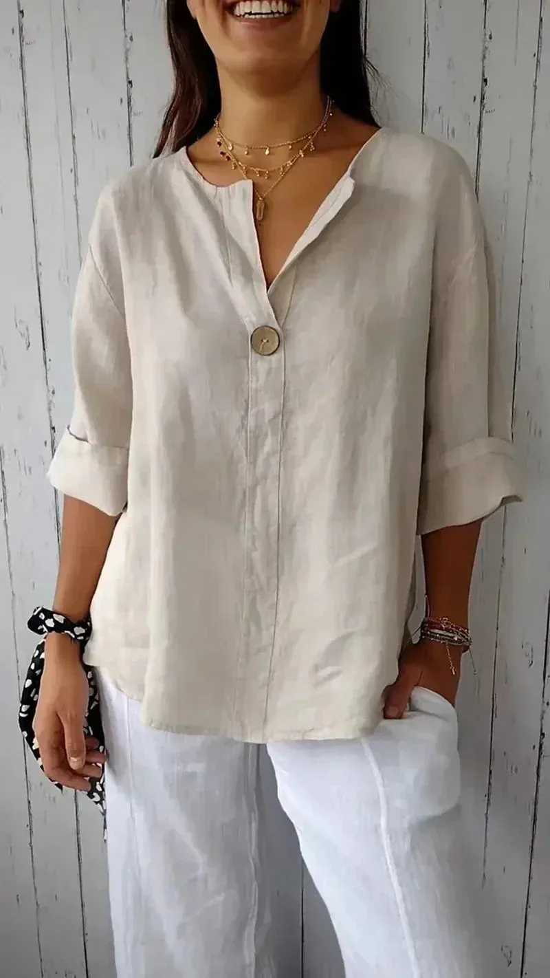 Linen Casual Blouse | Lightweight & Breathable