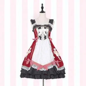 Lolita Lace Bow Strap Dress SD00824