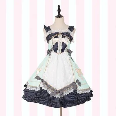 Lolita Lace Bow Strap Dress SD00824