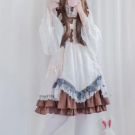 Lolita Lace Bow Strap Dress SD00824