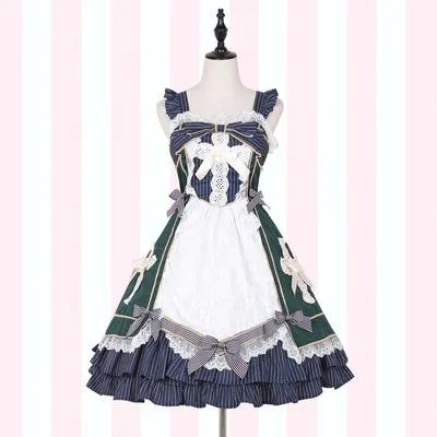 Lolita Lace Bow Strap Dress SD00824
