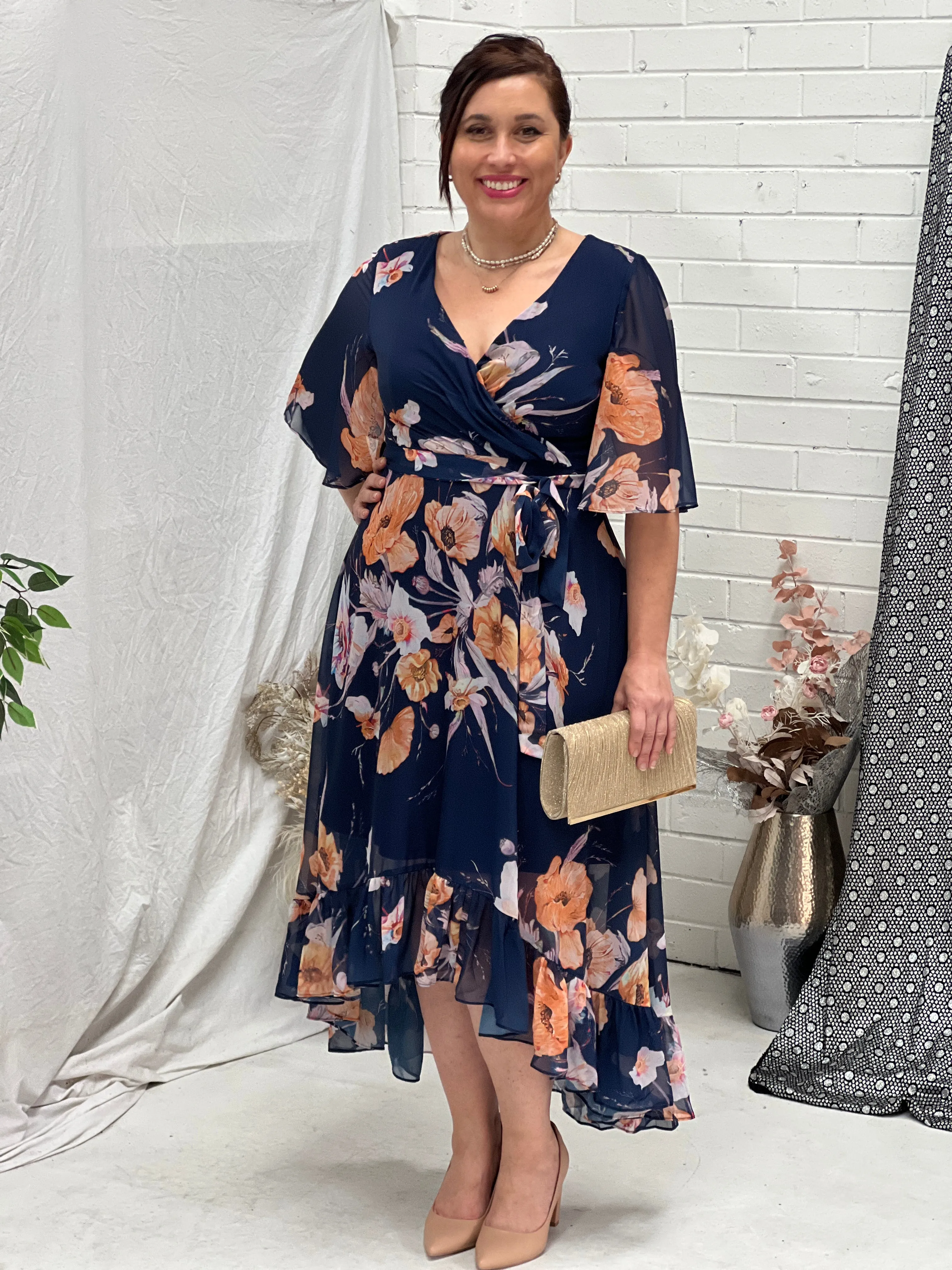 Lolita Navy Evening Dress