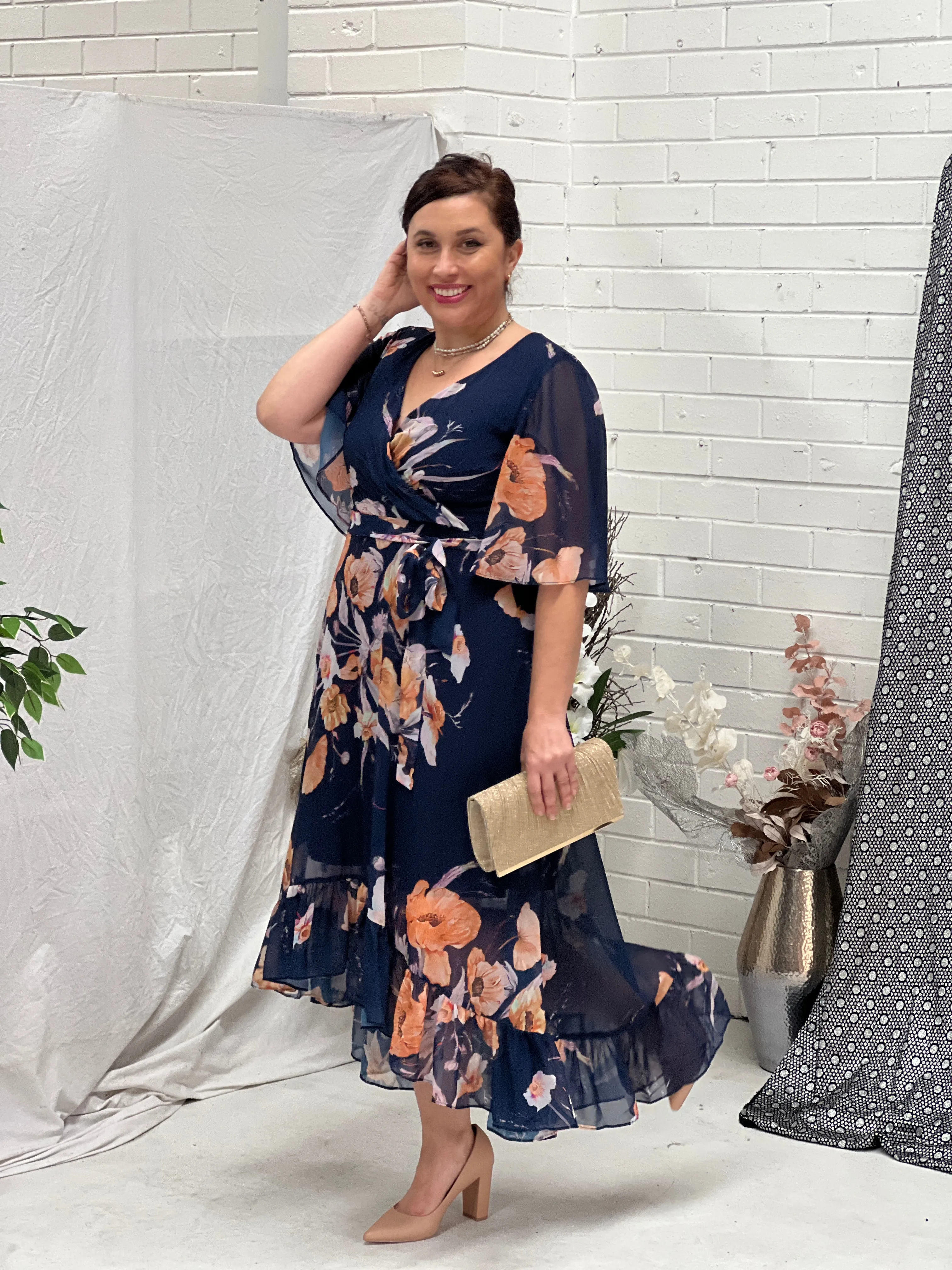 Lolita Navy Evening Dress