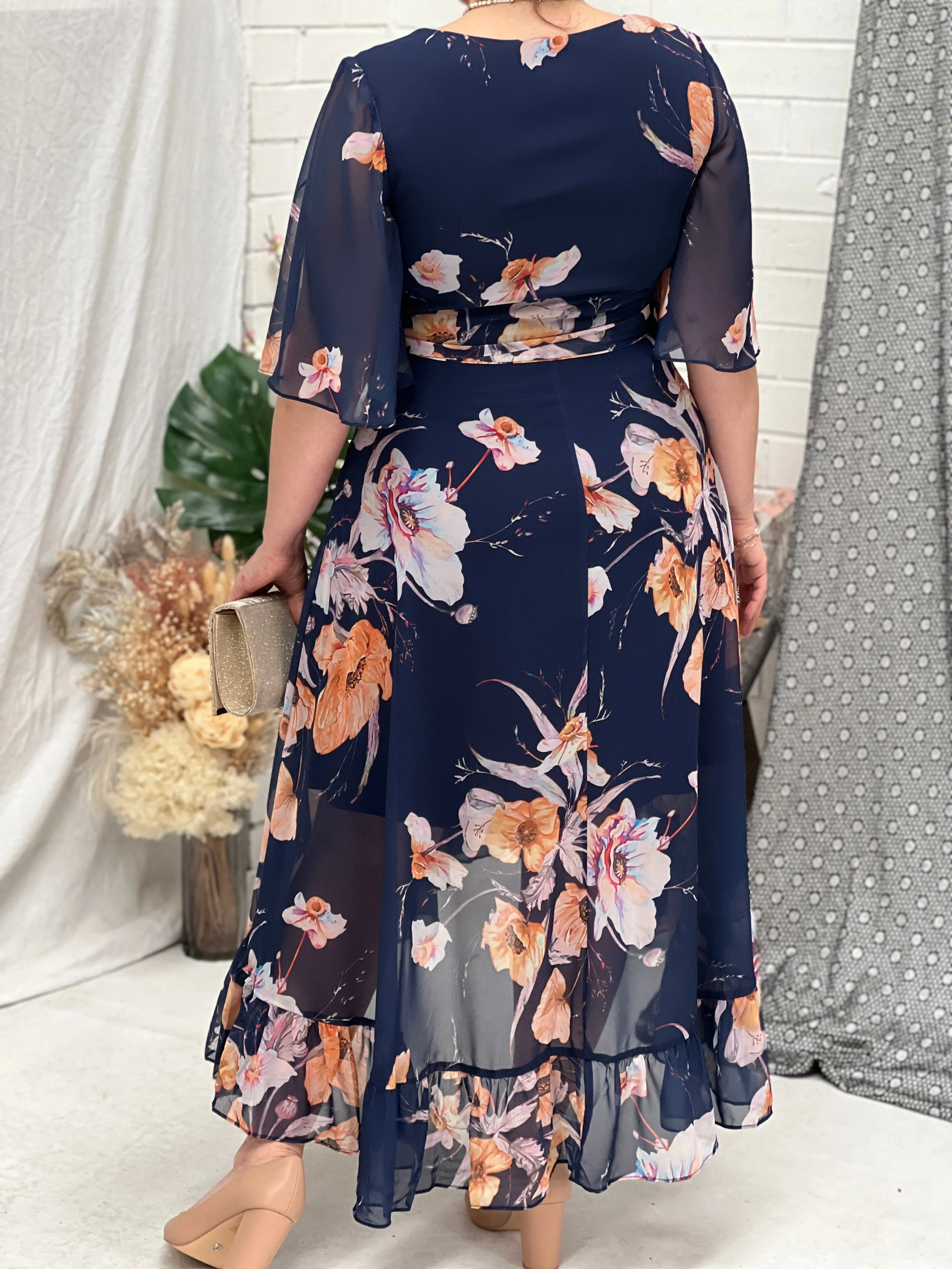 Lolita Navy Evening Dress