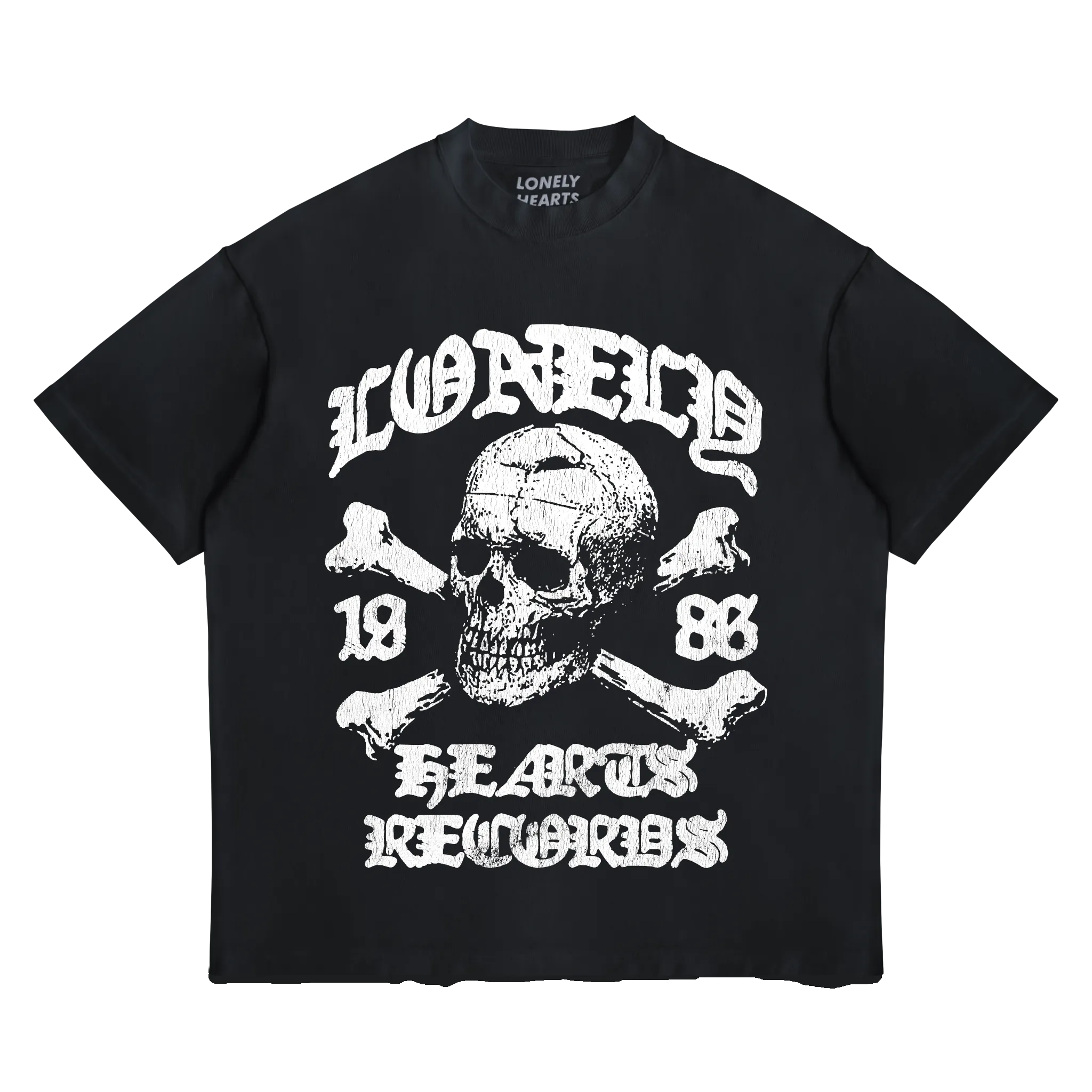 Lonely Hearts Records Cropped Premium T-Shirt