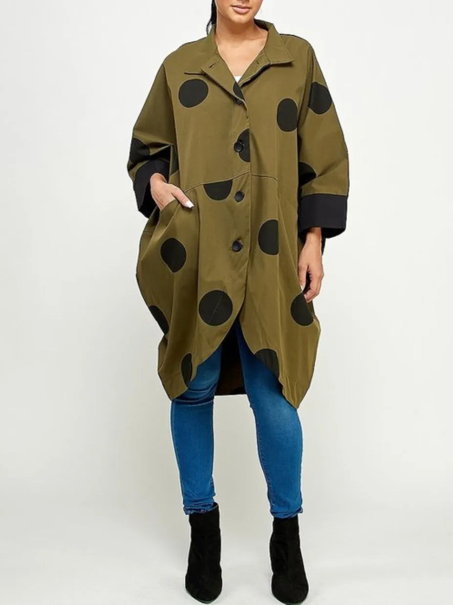 Long Sleeve Midi Dress Olive
