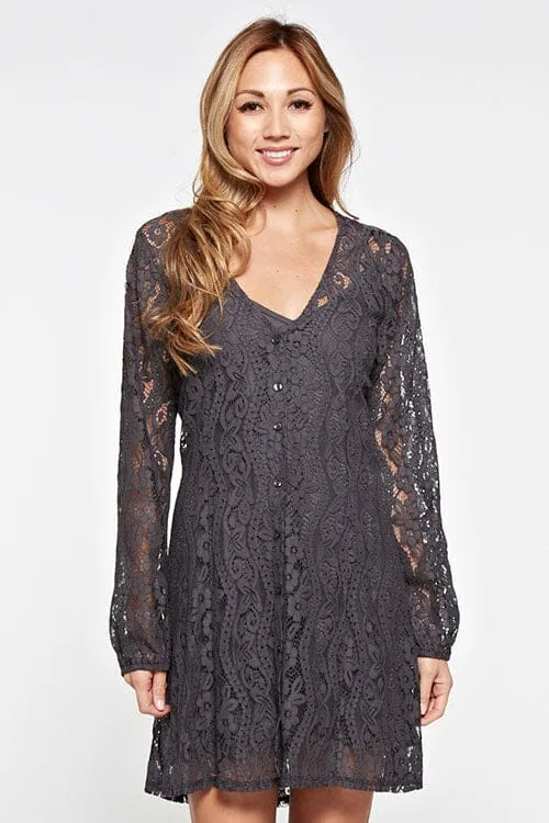 Love Letter Lace Mini Dress