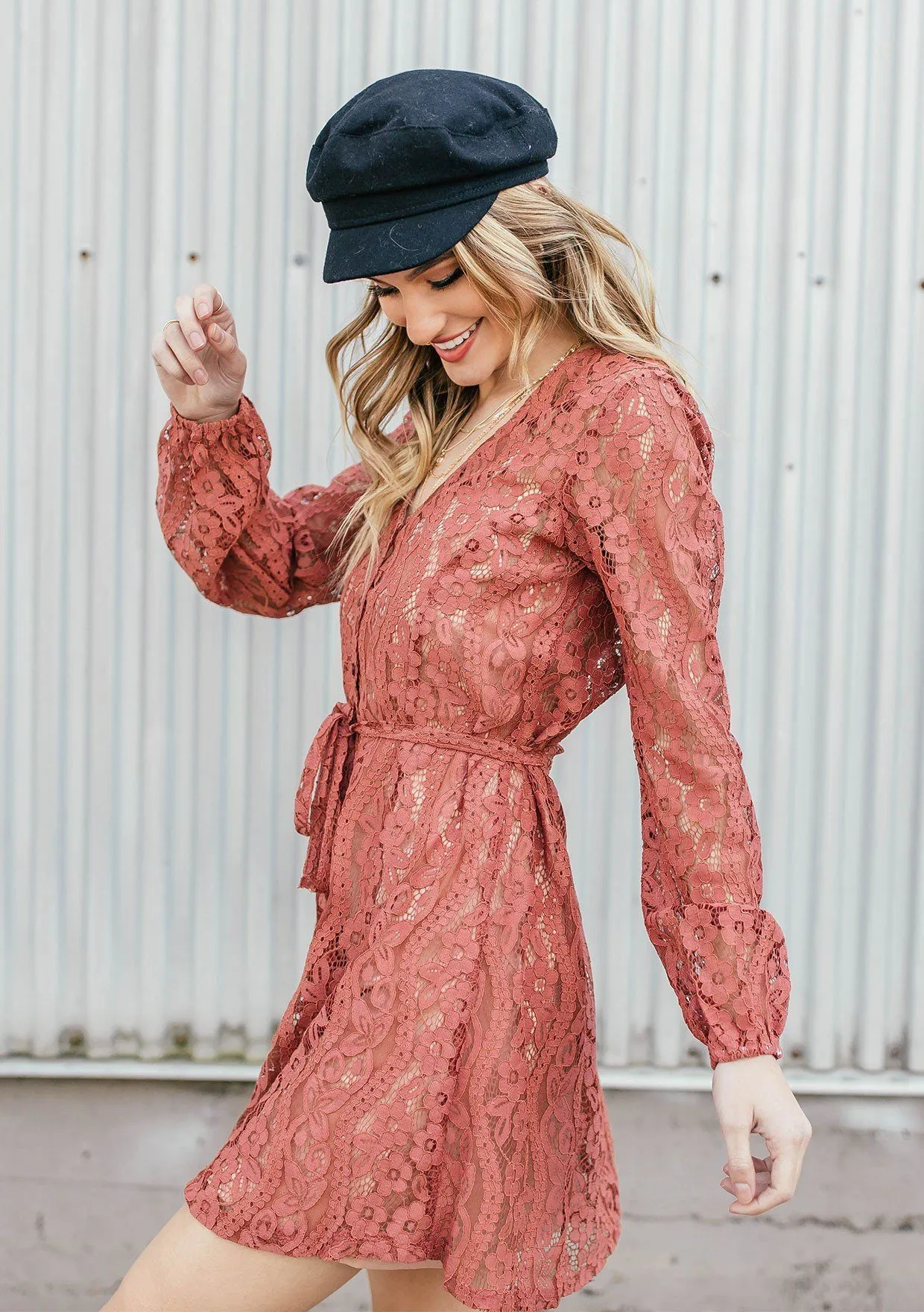 Love Letter Lace Mini Dress